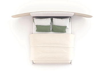 MARGEM - Upholstered fabric bed by Stylish Club