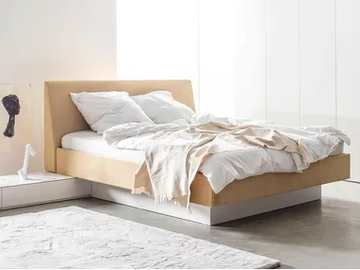 MIRIA 10 - Double bed with upholstered headboard by Sudbrock Möbelhandwerk