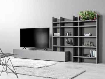 SCALA/GAME 134 - TV cabinet with shelves by Sudbrock Möbelhandwerk