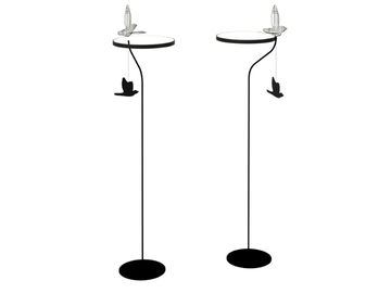 FLIGHT SHADOWS - LED steel floor lamp by SVITANOK