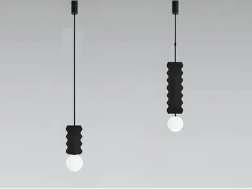 HVYLYA - Powder coated steel pendant lamp by SVITANOK