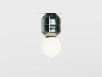 NAVAZI - Handmade ceramic ceiling lamp by SVITANOK