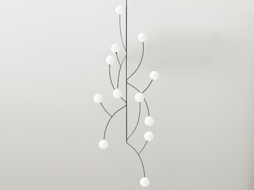 ZUSTRICH - Glass and steel pendant lamp by SVITANOK