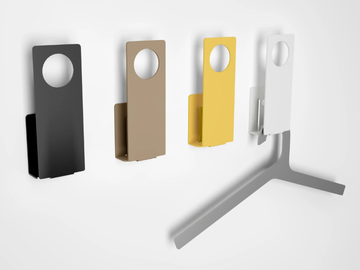 BURACO - Wall-mounted steel coat rack by Systemtronic