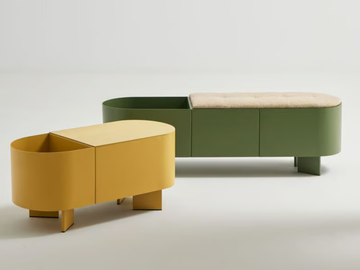CROMA - Backless aluminium bench seating by Systemtronic