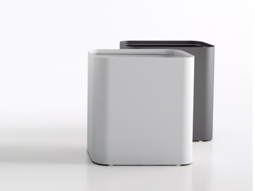 DROP - Steel waste paper bin by Systemtronic