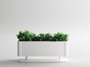 GREEN LIGHT_T - Aluminium plant pot by Systemtronic