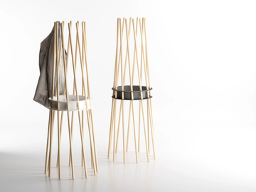 KER - Beech coat stand by Systemtronic