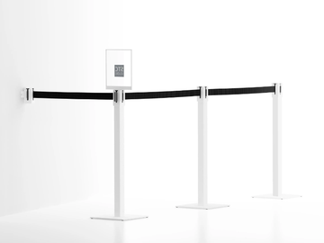 TREC - Aluminium crowd control barrier by Systemtronic