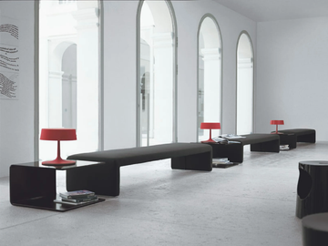 LABANCA - Fabric bench by Tacchini