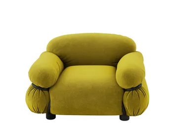 SESANN - Fabric armchair with armrests by Tacchini