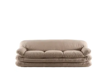 SOLAR - 3 seater fabric sofa by Tacchini