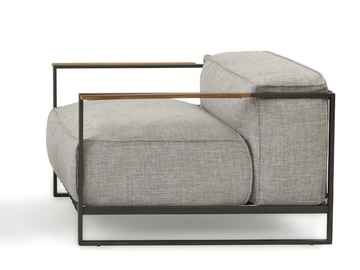 CASILDA - Fabric garden armchair with armrests by Talenti
