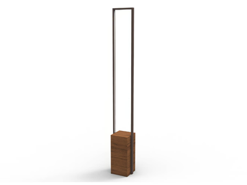 CASILDA - LED iroko floor lamp by Talenti