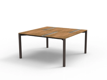 CASILDA - Square wooden garden table by Talenti