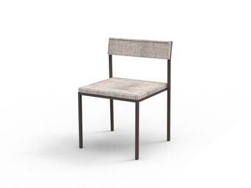 CASILDA - Stackable garden chair with integrated cushion by Talenti