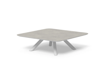 CORAL - Low porcelain stoneware garden side table by Talenti