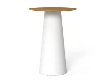 DOLCEVITA - Steel and wood high table by Talenti