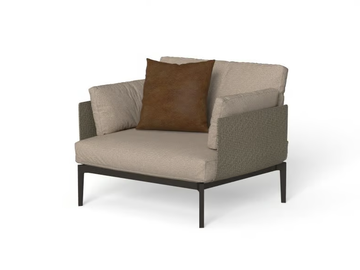 LEAF - Fabric garden armchair by Talenti