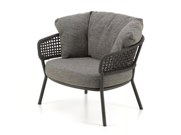 MOON ALU - Garden armchair with armrests by Talenti