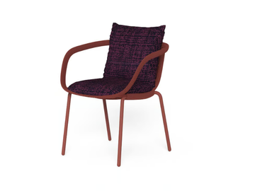 PANAMA - Rope chair with armrests with integrated cushion by Talenti