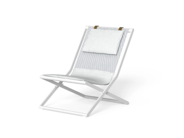 RIVIERA - Folding fabric deck chair by Talenti