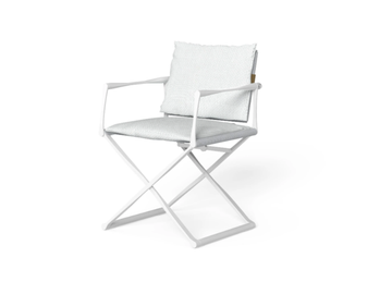 RIVIERA - Folding fabric garden chair with armrests by Talenti