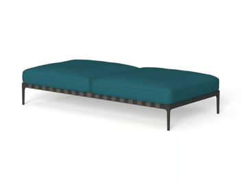 SALINAS - Fabric garden bench with removable cover by Talenti