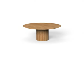 SALINAS - Round wooden coffee table by Talenti
