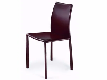 ATHENA 397 - Upholstered tanned leather chair by TALIN