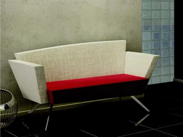 C2 BD - Fabric small sofa by TALIN