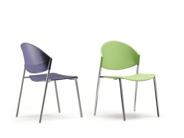 DELFI 083 - Stackable polypropylene chair by TALIN