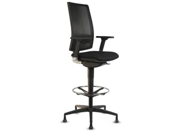 HON 2012 - Swivel height-adjustable office stool with Armrests by TALIN