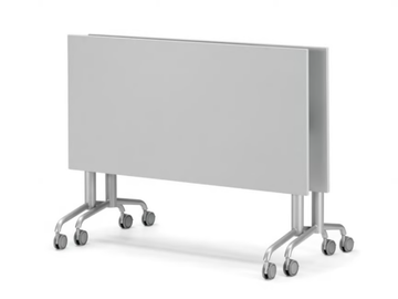 KOMBY 938 W - Stackable folding MDF bench desk with castors by TALIN