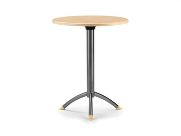 KOMBY 940 W - Round MDF table with 4-star base by TALIN