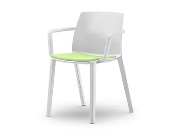 RECY 156 - Stackable Polymer chair with integrated cushion by TALIN