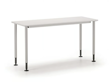 SYSTEM 790 - Rectangular multi-layer wood workstation desk by TALIN