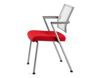TITANIA2868 - Upholstered mesh reception chair with armrests by TALIN