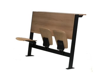 VEKTA 135 - Bench desk with integrated chairs by TALIN