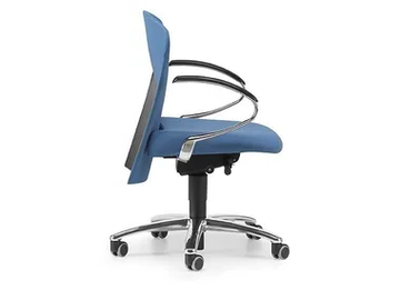 VULCAN 1442 Z - Fabric office chair with castors with armrests with 5-Spoke base by TALIN