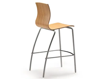 WEBWOOD 353H - Chair with footrest by TALIN