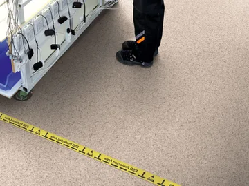 PRIMO SD - Resilient static dissipative vinyl flooring by TARKETT