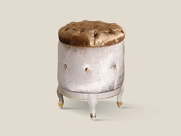 5154 - Round fabric pouf by Tarocco Vaccari Group
