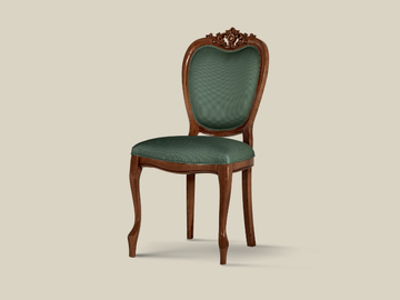 5167/S - Medallion fabric chair by Tarocco Vaccari Group