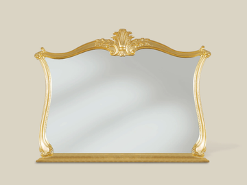 5443 - Framed wooden mirror by Tarocco Vaccari Group