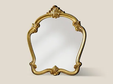 7.1900 - Framed wooden mirror by Tarocco Vaccari Group