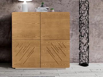UN412-4 - Wooden sideboard with doors by Tarocco Vaccari Group