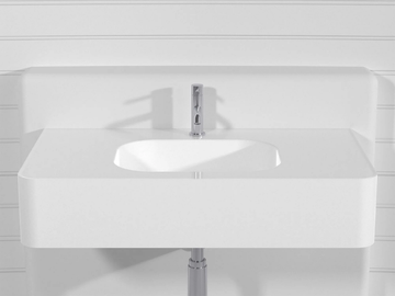 MINI PLTI8 - Wall-mounted Pietraluce® washbasin by Technova
