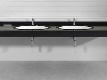 ROSSARI PLTR2 - Double custom Pietraluce® washbasin by Technova
