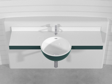 SFERA PLTS2 - Wall-mounted Pietraluce® washbasin by Technova